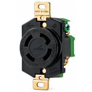 TOMA DE SEGURIDAD L14-30  INCRUSTAR HUBBEL / EATON
