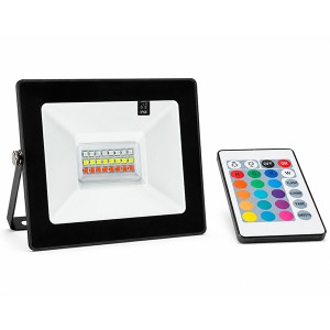 Reflector Led 30w IP 65 RGB MULTICOLOR Con control