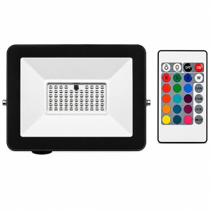 Reflector Led 100w IP 65 Luz RGB Multicolor con Control