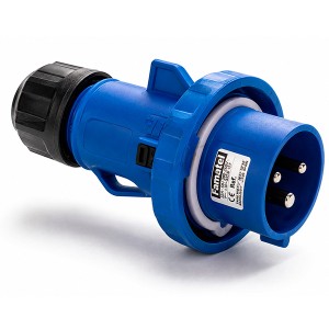 CLAVIJA 16 AMP 2P+T AZUL FAMATEL IP67