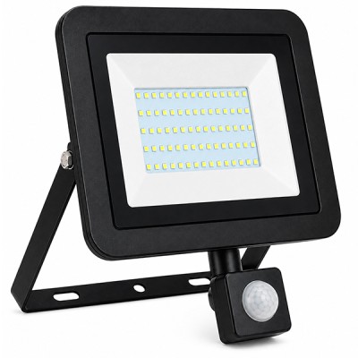 Reflector Led 100W con Sensor de Movimiento IP 65 Luz Blanca
