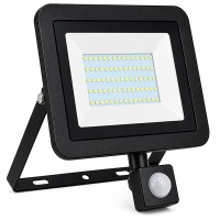 Reflector Led 100W con Sensor de Movimiento IP 65 Luz Blanca