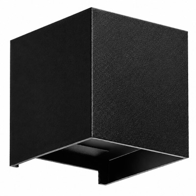 APLIQUE AJUSTABLE 6W NEGRO CUADRADO
