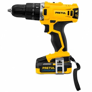 TALADRO  INALAMBRICO  1/2", 20V, PRETUL