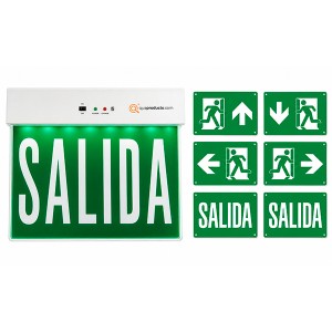 Lámpara Emergencia Señalización Salida ROYAL LIGTH