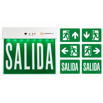 Lámpara Emergencia Señalización Salida ROYAL LIGTH