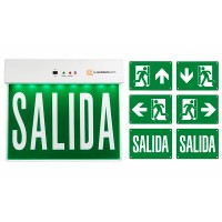 Lámpara Emergencia Señalización Salida ROYAL LIGTH