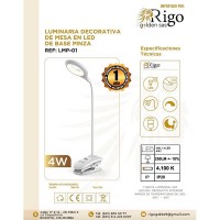 Lámpara Escritorio Led 3 Tonos RIGO
