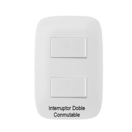 Interruptor doble conmutable
