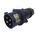 Clavija 32 Amp 3P+T IP44 Famatel Azul