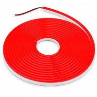 CINTA LED NEON 12v x 5 metros Color COMPLETA incluye Adaptador 5 Amp