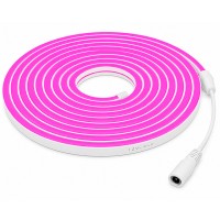 CINTA LED NEON 12v x 5 metros Color COMPLETA incluye Adaptador 5 Amp