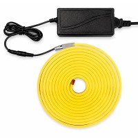 CINTA LED NEON 12v x 5 metros Color COMPLETA incluye Adaptador 5 Amp