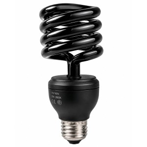 BOMBILLO AHORRADOR LUZ NEGRA