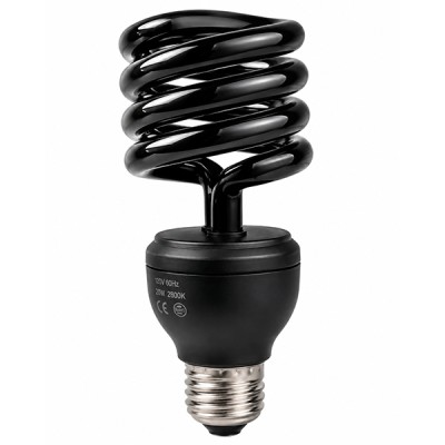 BOMBILLO AHORRADOR LUZ NEGRA