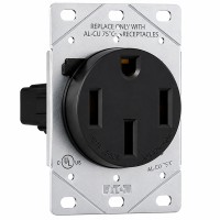 TOMA DE SEGURIDAD L14-50 INCRUSTAR EATON  CON TAPA