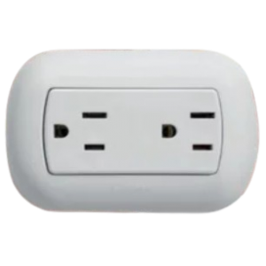 TOMA CORRIENTE SOBREPONER DOBLE LUMINEX