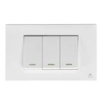 Interruptor Triple conmutable Lumek