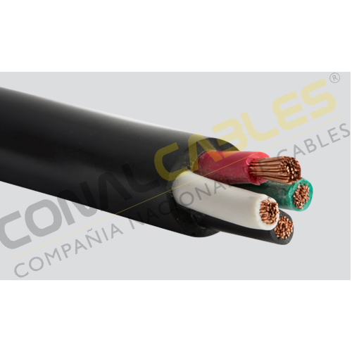 INTER ELECTRICAS Cable de Cobre Encauchetado 2 x 12 AWG Metro