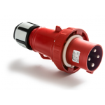 Clavija 63 Amp 3P+T IP67 Famatel Roja
