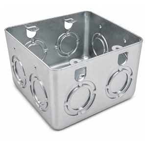 Caja 10x10 Doble Fondo Galvanizada Retie