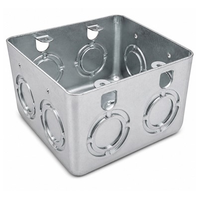 Caja 10x10 Doble Fondo Galvanizada Retie