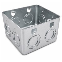 Caja 10x10 Doble Fondo Galvanizada Retie