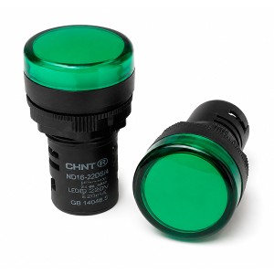 Piloto Led Luminoso 22mm Verde