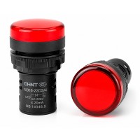Piloto Led Luminoso 22mm Rojo