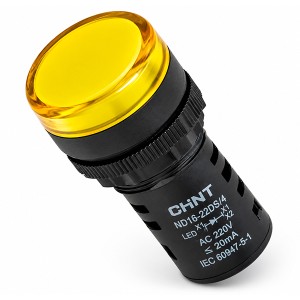 Piloto Led Luminoso 22mm Amarillo