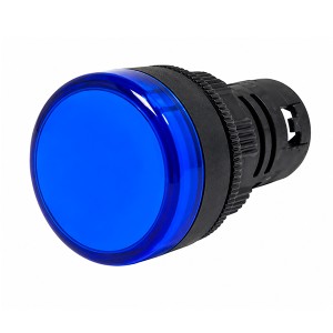 Piloto Led Luminoso 22mm Azul