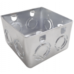 Caja 10x10 Doble Fondo Galvanizada Retie