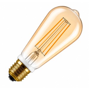 Bombillo Led Filamento E27 Pera Cálido