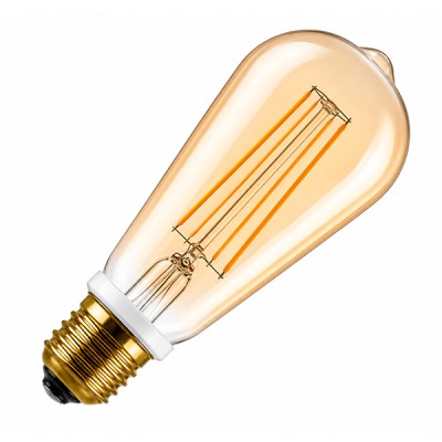 Bombillo Led Filamento E27 Pera Cálido