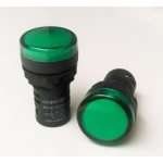 Piloto Led Luminoso 22mm Verde