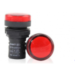 Piloto Led Luminoso 22mm Rojo
