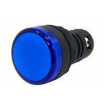 Piloto Led Luminoso 22mm Azul