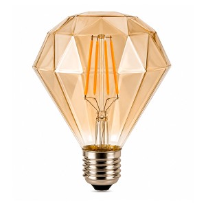 Bombillo Led Filamento E27 Pirámide Cálido