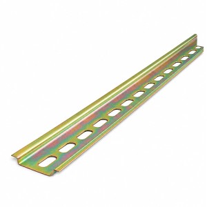 Riel DIN Omega Perforado x 1 Metro