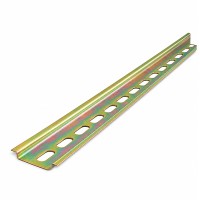 Riel DIN Omega Perforado x 1 Metro