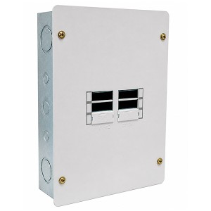 Tablero Trifásico 6 Circuitos sin puerta