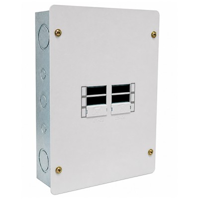 Tablero Trifásico 6 Circuitos sin puerta