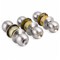 CERRADURA POMO ACERO INOX