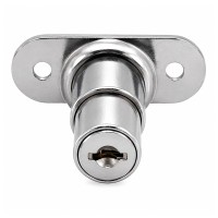 CERRADURA MUEBLE CLOSET NUOVO 30 mm NIQUEL