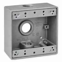 Caja 2400 ALUMINIO Salida 1/2