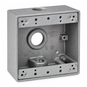 Caja 2400 ALUMINIO Salida 1