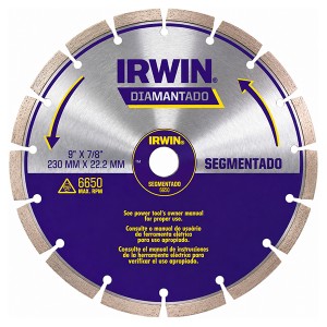 Disco Diamantado Segmentado 9" Irwin