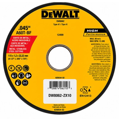 Disco Corte 4" abracol x 3 unidades