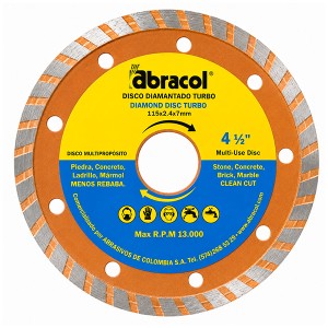 Disco Diamantado Turbo 4" Abracol