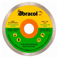 Disco Diamantado Continuo 4" Abracol